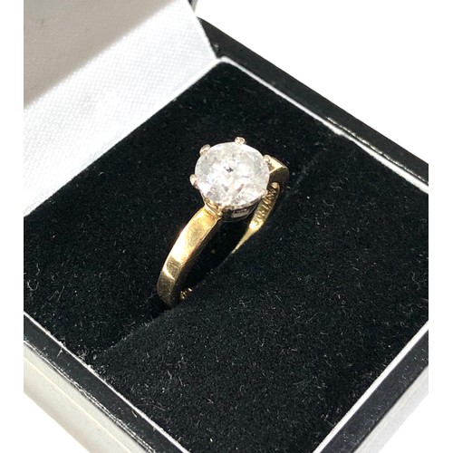 36 - 18ct gold diamond ring 1.45ct diamond