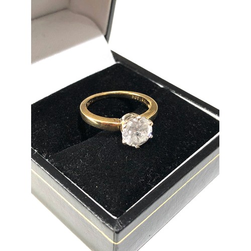 36 - 18ct gold diamond ring 1.45ct diamond