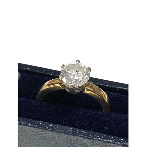 36 - 18ct gold diamond ring 1.45ct diamond