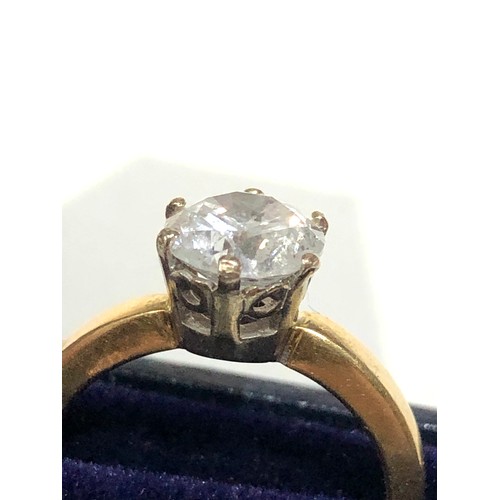 36 - 18ct gold diamond ring 1.45ct diamond