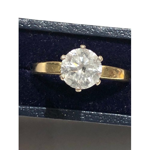 36 - 18ct gold diamond ring 1.45ct diamond