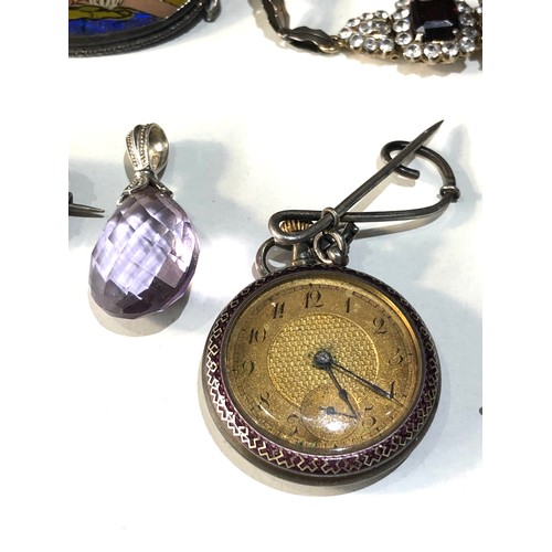 95 - Selection of antique jewellery please see images for details