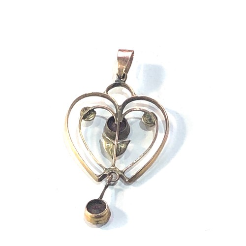 148 - Antique 9ct gold pendant