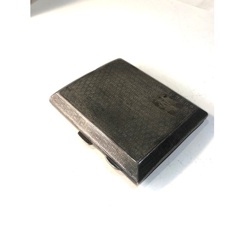 30 - Silver cigarette case weight 90g