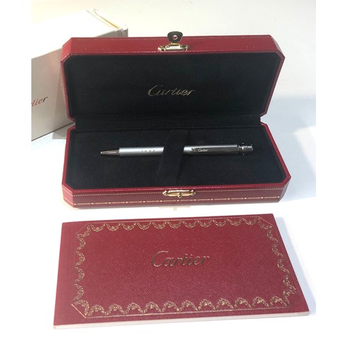 400 - Boxed Cartier pen engraved case