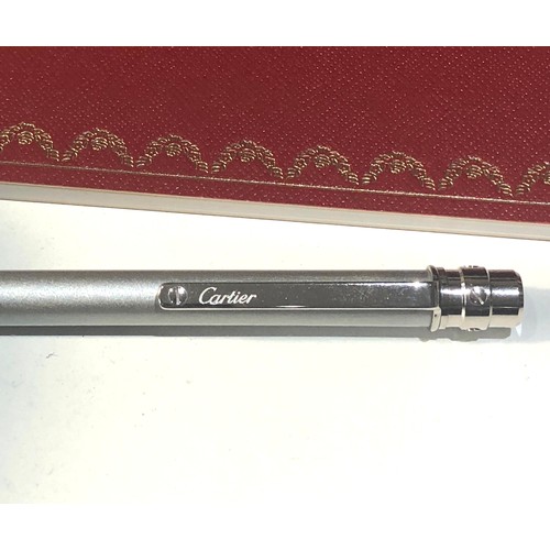 400 - Boxed Cartier pen engraved case