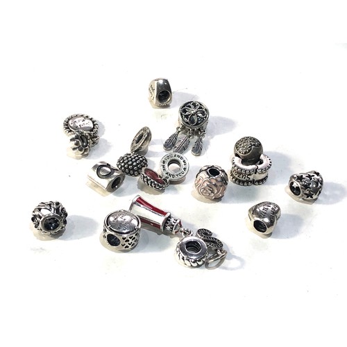 270 - 15 silver pandora charms