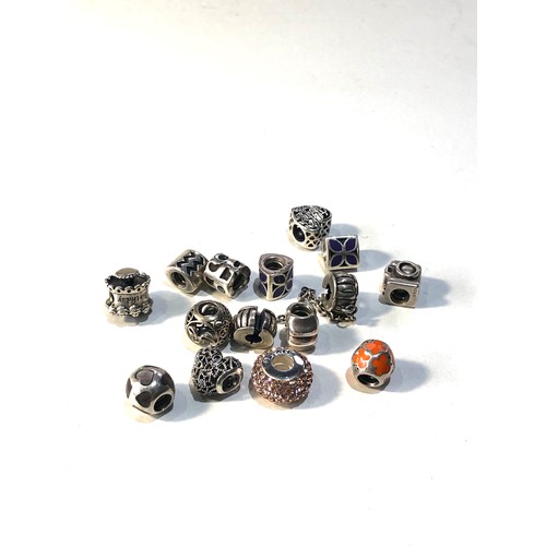 248 - 14 silver pandora charms