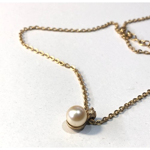 300 - Christian Dior pearl pendant necklace good condition