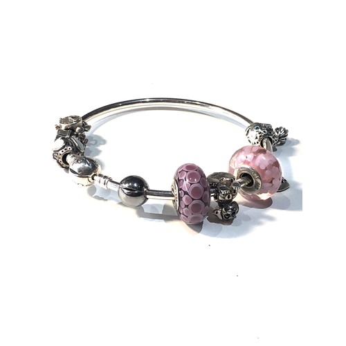 284 - Pandora charm bracelet and charms