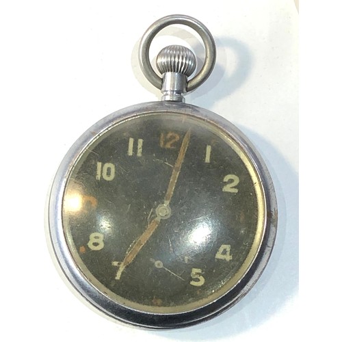 336 - 3 military pocket watches parts spares or repair