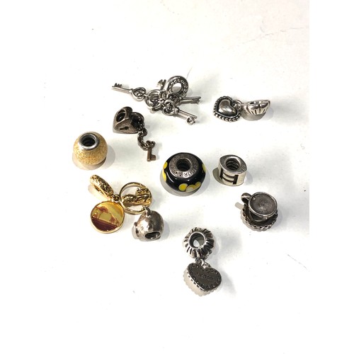 251 - 10 silver pandora charms