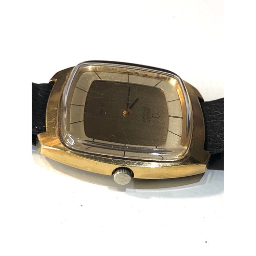 69 - Vintage Omega De Ville Automatic  TV dial / Case watch is in working order but no warranty given cas... 