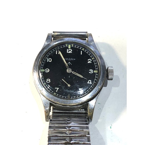 99 - Rare Lemania WW2 dirty dozen military watch watch does tick in good used condition but no warranty i... 