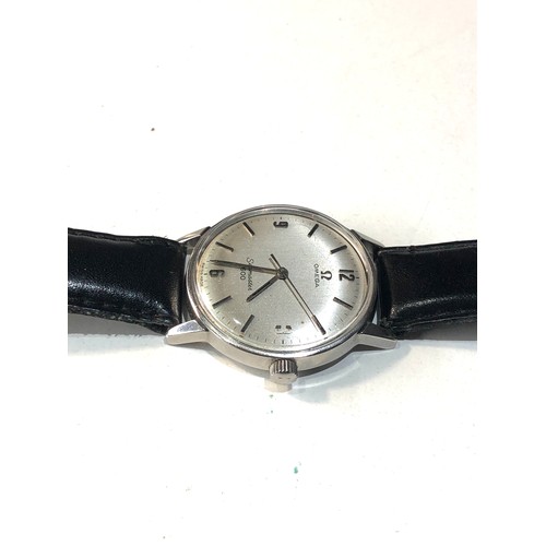 100 - Vintage Omega seamaster 600 stainless steel case gents wristwatch in good condition working order bu... 