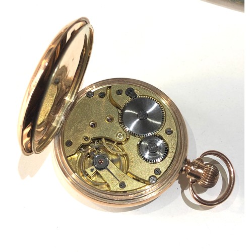 115 - Boxed 9ct gold open face pocket watch Kemp Brothers union st Bristol in good condition working order... 