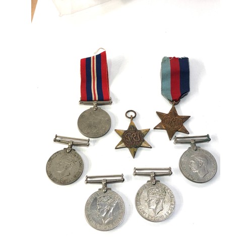 436 - 7 ww2 medals