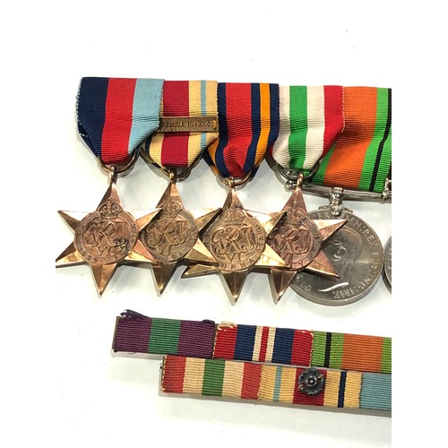 401 - ww2 R.A.F medal group and ribbons to sgt j matthews d649997 R.A.F long service and malaya medals are... 