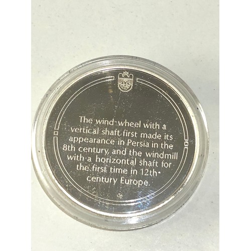 466 - Volume 1 50 Silver medal / coins the greatest inventions of mankind each coin is sealed in container... 