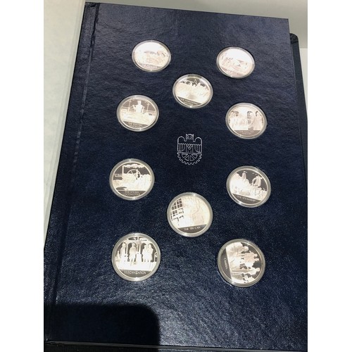 474 - Volume 11 50 Silver coins the greatest inventions of mankind each coin is sealed in container and me... 