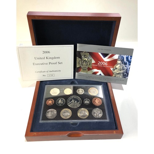 465 - Boxed royal mint 2006 executive proof collection