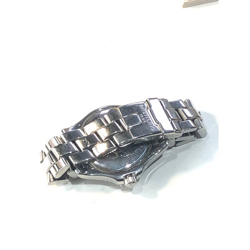 250 - Boxed Breitling 1884 colt automatic chronometre automatic GMT 500m/1650ft gents wristwatch box and p... 