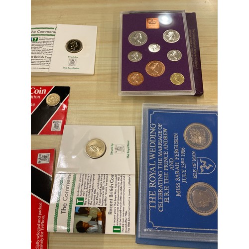 506 - 15 uncirculated coin sets including Isle of Man, UK and New Zealand