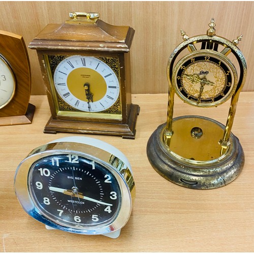 79 - Selection of various clocks to include mantle etc, all untested