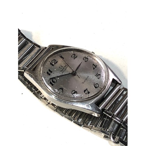 73 - Vintage omega automatic Geneve  gents wristwatch watch is ticking but no winder as shown no warranty... 