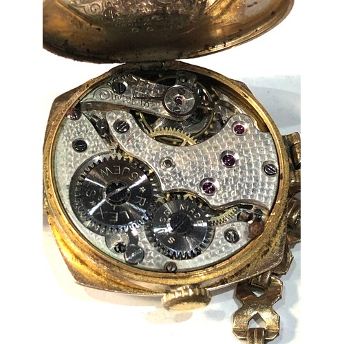 74 - Antique ladies 9ct gold Rolex wristwatch the watch winds and ticks but no warranty given case measur... 