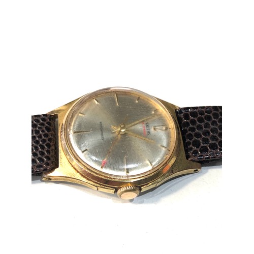 85 - Vintage Smiths 21 jewel gents  wristwatch the watch is ticking but no warranty given age related wea... 