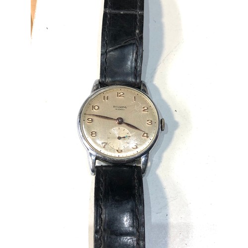 91 - Vintage Rodana gents wristwatch th watch is ticking but no warranty given