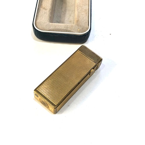 484 - Vintage boxed dunhill cigarette lighter worn condition