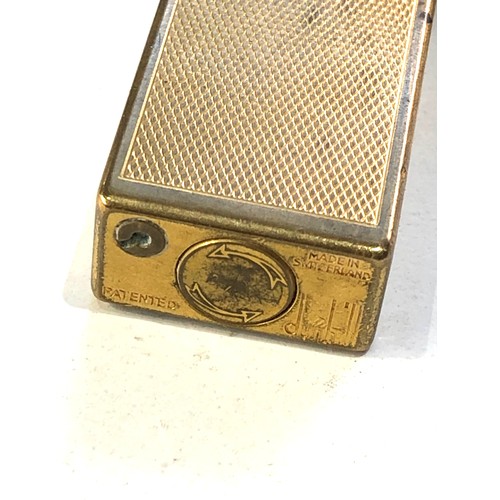 484 - Vintage boxed dunhill cigarette lighter worn condition