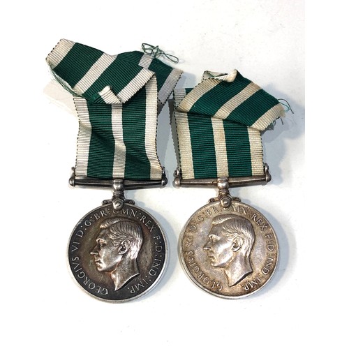 500 - 2 GV1 navy long service medals and ribbons medals to brothers 8056 c.j.reid r.n.r and 9797 b.w.reid ... 