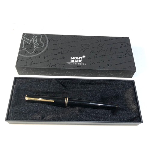 509 - Mont blanc 14ct gold nib fountain pen