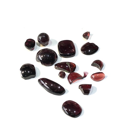 370 - 94ct of loose garnet full and part gems