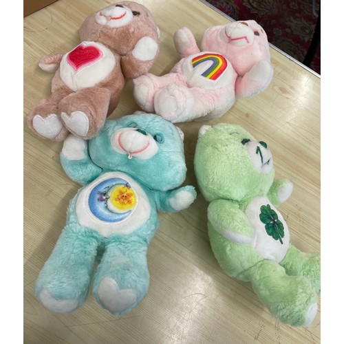 533 - Selection 4 vintage care bear teddies