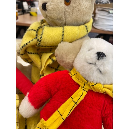 532 - Selection Rupert bear vintage teddies