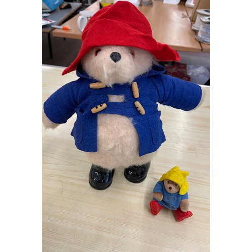 535 - 2 Vintage Paddington teddies, 1 is made by Gabrielle