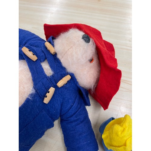 535 - 2 Vintage Paddington teddies, 1 is made by Gabrielle