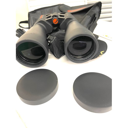 534 - Pair of Celestron sky master binoculars in case