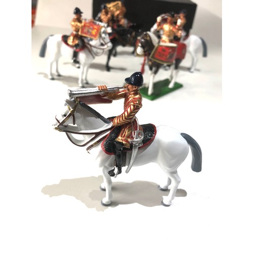 519 - Britains Set of 6  Lifeguards Mounted Band Set