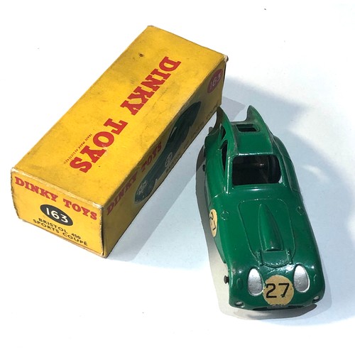 542 - Dinky toys 163 Bristol 450 sports coupe  in original box good condition car in good condition as sho... 