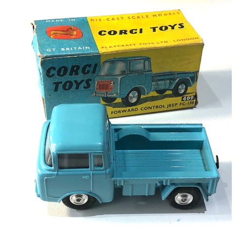 543 - Corgi 409 Forward control jeep FC-150 in original box good condition 1 flaps missing  van in good ne... 