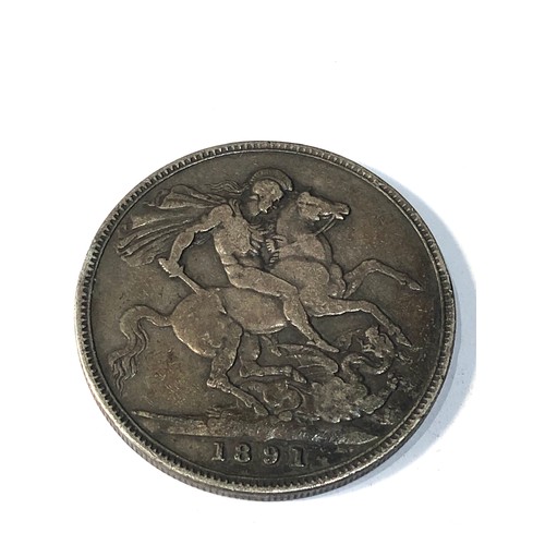 472 - 1891 Victorian silver crown