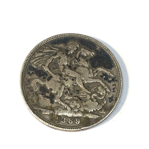 474 - 1889 Victorian silver crown