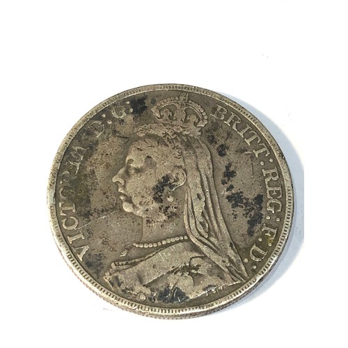 474 - 1889 Victorian silver crown