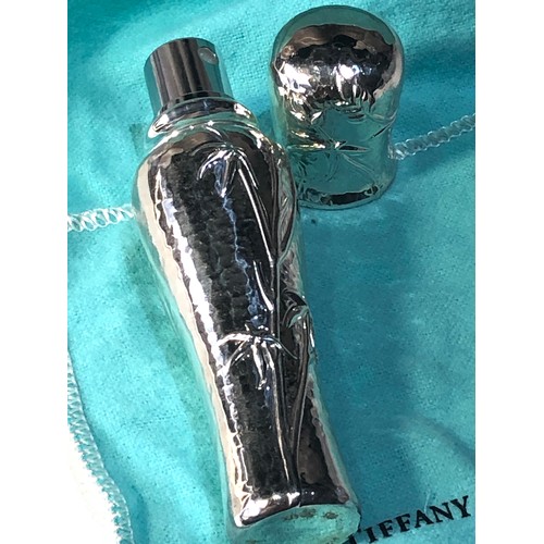 28 - Tiffany & Co 925 Sterling silver perfume spray dispenser original box and bag measures approx 10cm h... 