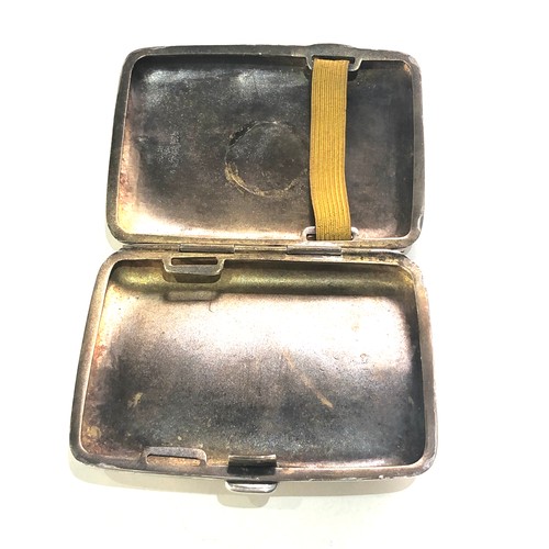 35 - Silver cigarette case weight 78g